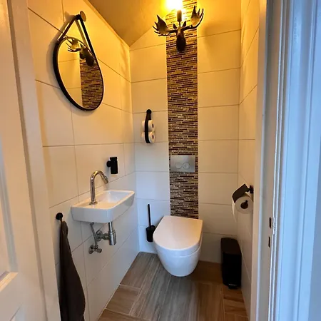 Wellness Tuin - Boudoir - Ultieme Partner Beleving Met Jacuzzi En Openhaard En Prive Sauna In Romantische Stijl Lodge