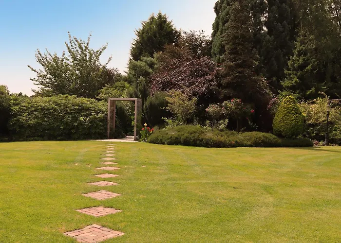 Wellness Tuin - Boudoir - Ultieme Partner Beleving - Indoor Jacuzzi En Openhaard En Prive Sauna - In Romantische Stijl - Gratis Fles Prosecco & Leuke Partner Connect Box ! Orman Evi